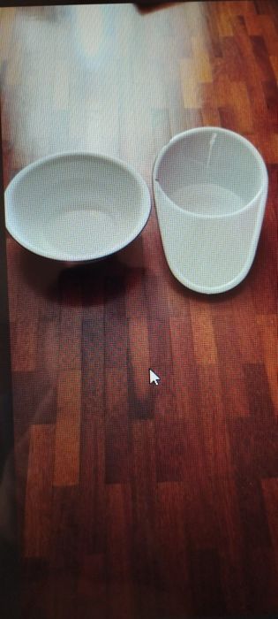 Alguidar e arrastadeira em esmalte