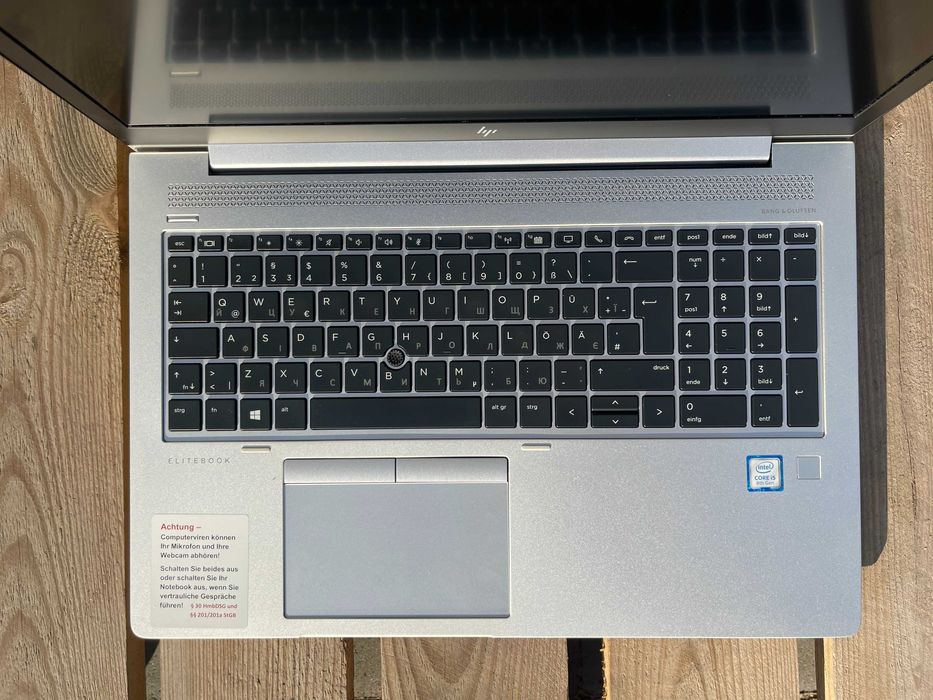 Ноутбук HP EliteBook 850 G6/i5-8265U/16Gb/256Gb/15.6"/FHD/IPS/Гарантія