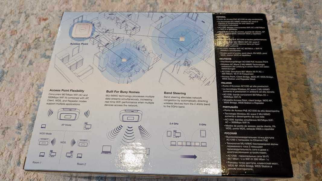 Vendo Access Point PoE Trendnet Tew-821dap