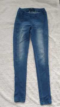 Spodnie damskie jeans Sinsay 34 XS slim fit gumka w pasie