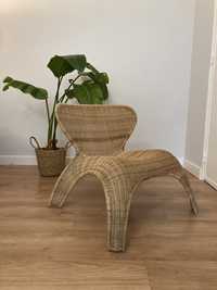 Vintage Wicker Lounge Chair for Ikea 1999.