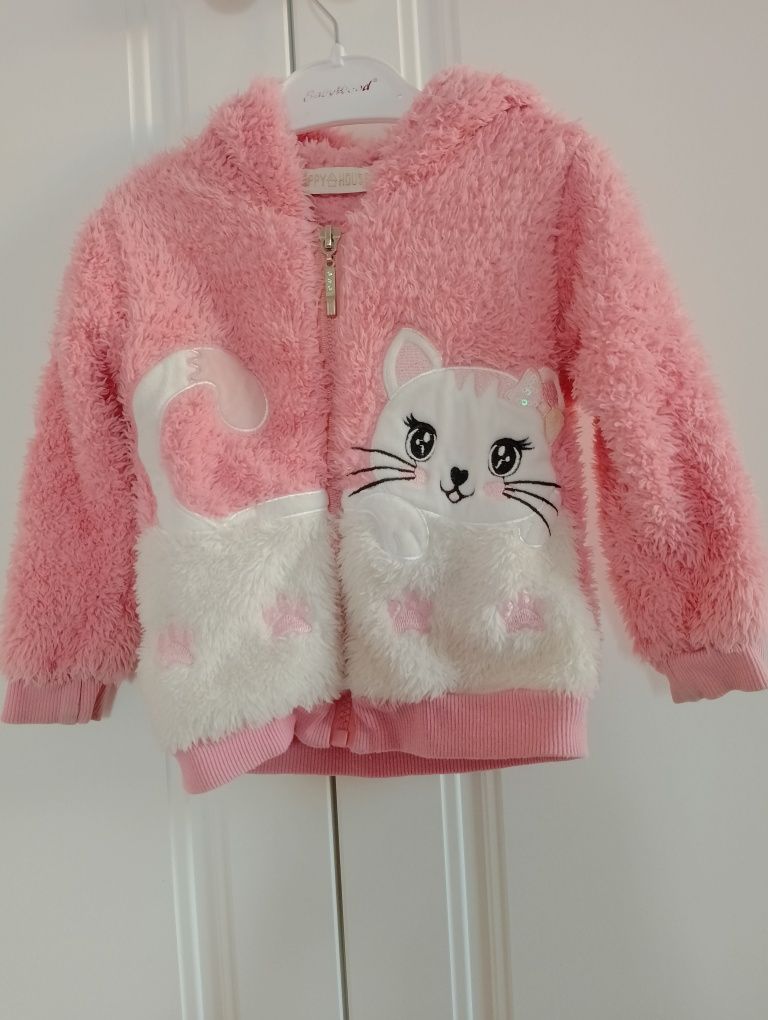 Bluza różową w kotka