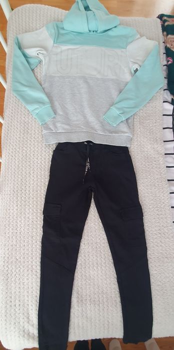 Bojówki bluza kangurka