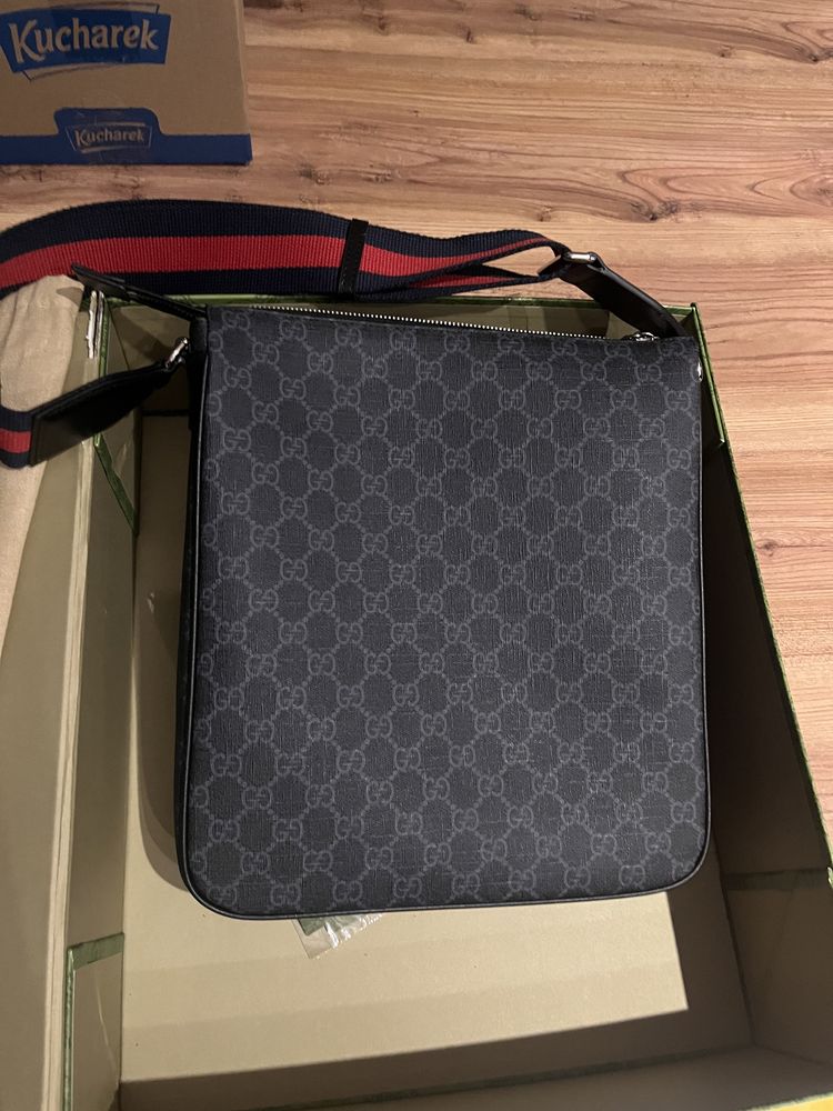 Saszetka Gucci Black Medium Messenger Bag