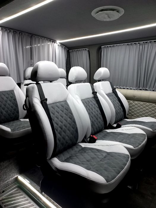 Обшивка салона переоборудование микроавтобусов перетяжка сидений