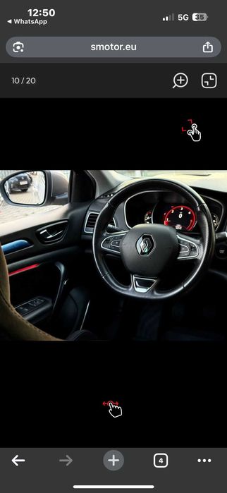 Renault Megane GT line j8 1.5 de 2016