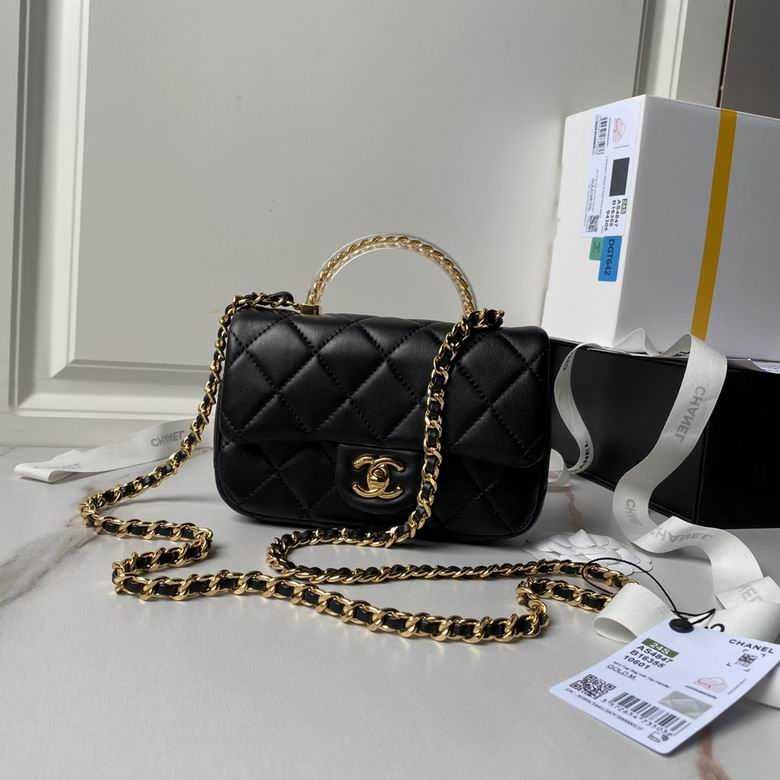 2024 Chanel Kelly Original  AS4847 12X19X6cm BL