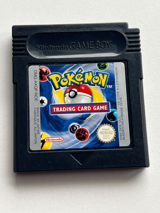 Gameboy Pokémon trading card game angielska