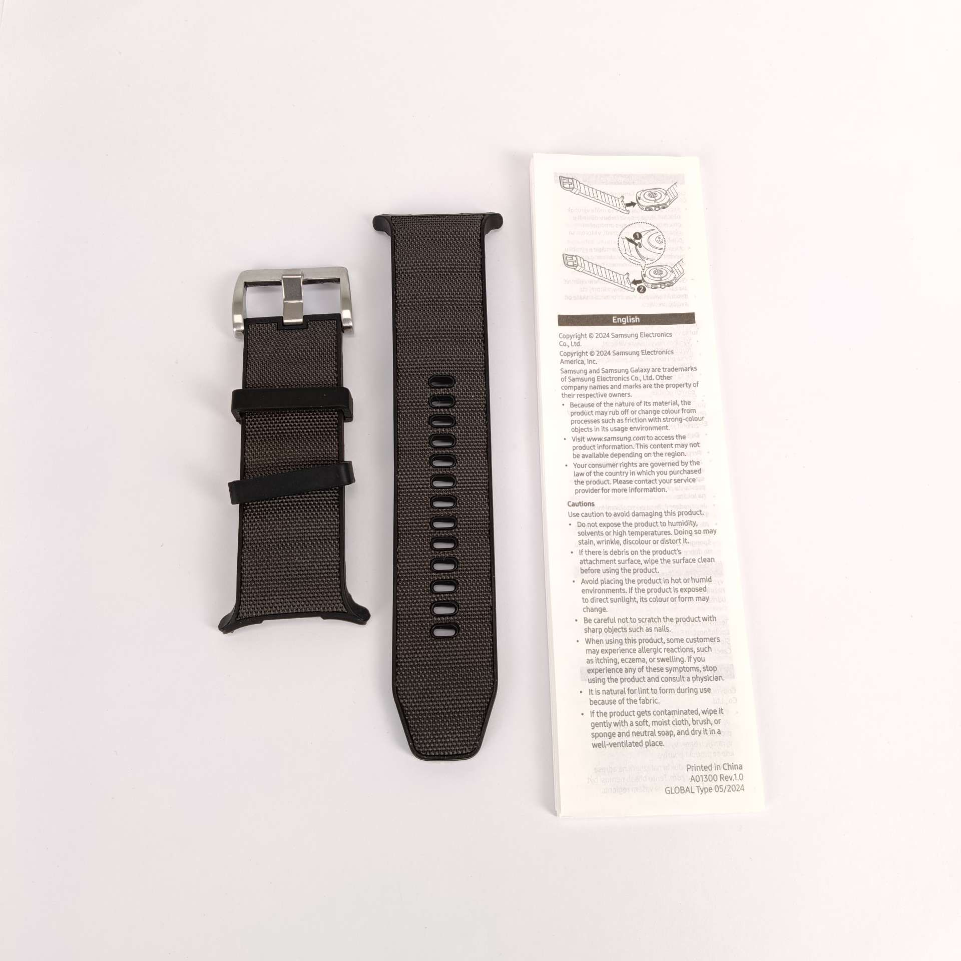 Pasek Samsung PeakForm Band Galaxy Watch Ultra Szary ET-SBL70MBEGEU