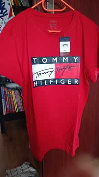 T-shirt męski 2xl czerwony TH