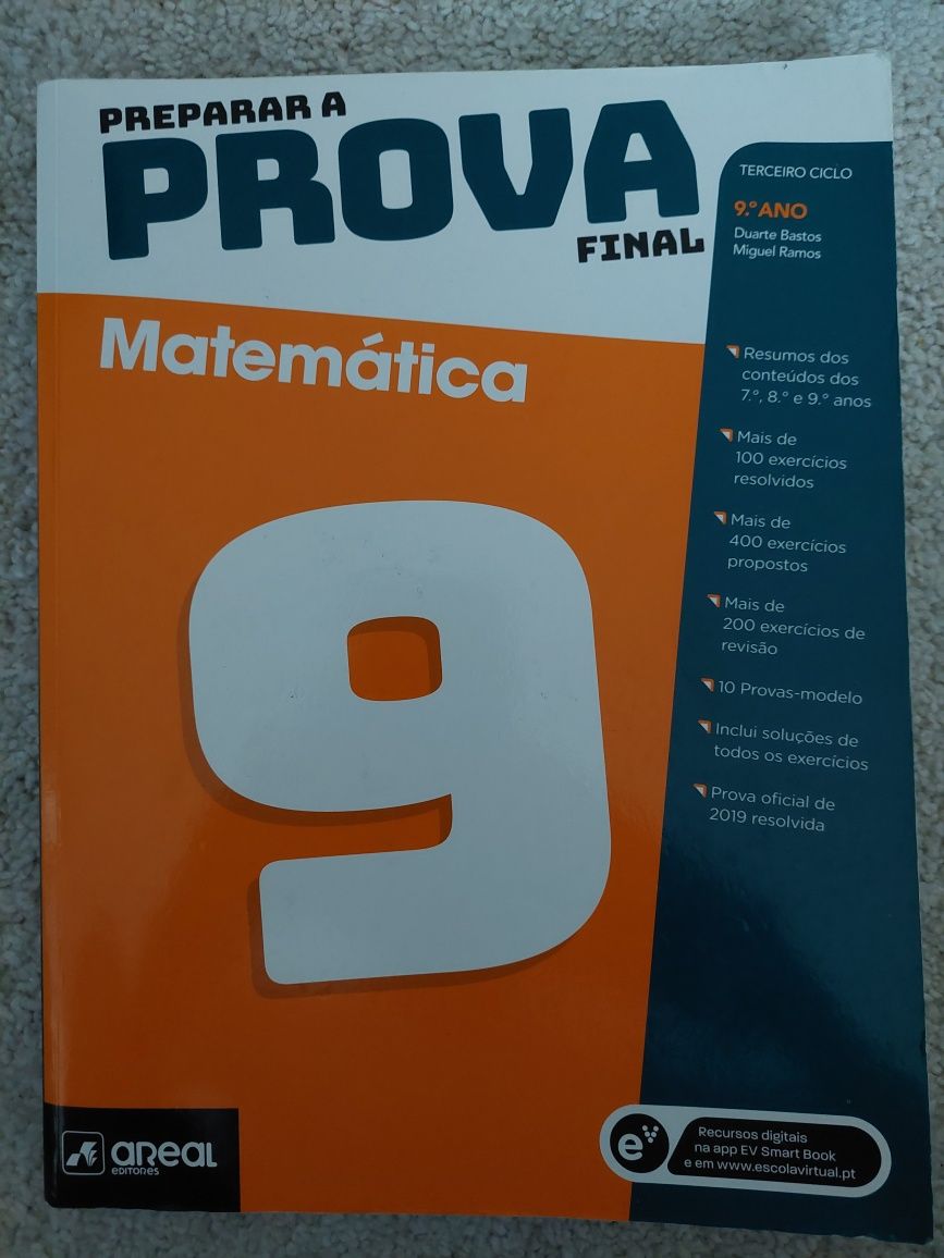 Preparar a prova final matemática 9 ano