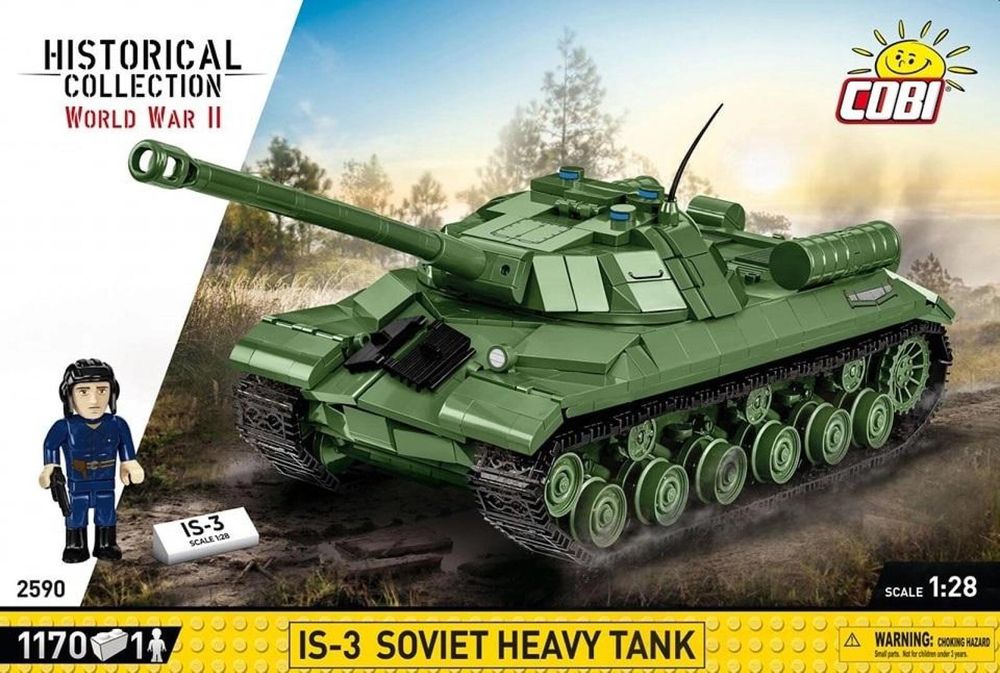HC WWII IS-3 Soviet Heavy Tank pudełko,452x312 mm