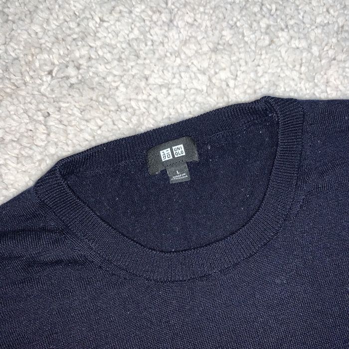 Чоловічий вовняний лонгслів від uniqlo ідеальний стан,як новий!