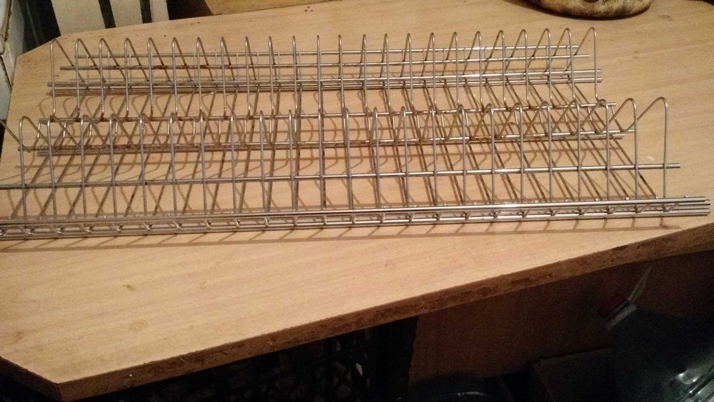 Сушилка для посуды металлическая 56 *28 см из двух частей складывается