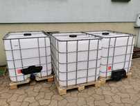 Zbiorniki mauzer 1000L czysty. Transport. Plastik, drewno