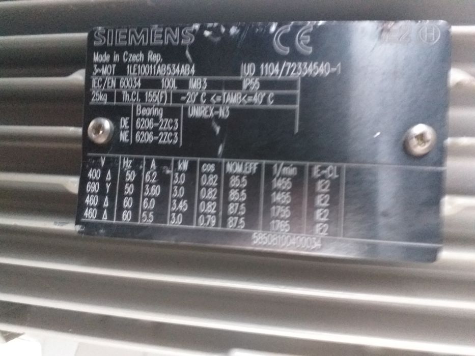 Єлетродвигун  Siemens 3,5kw