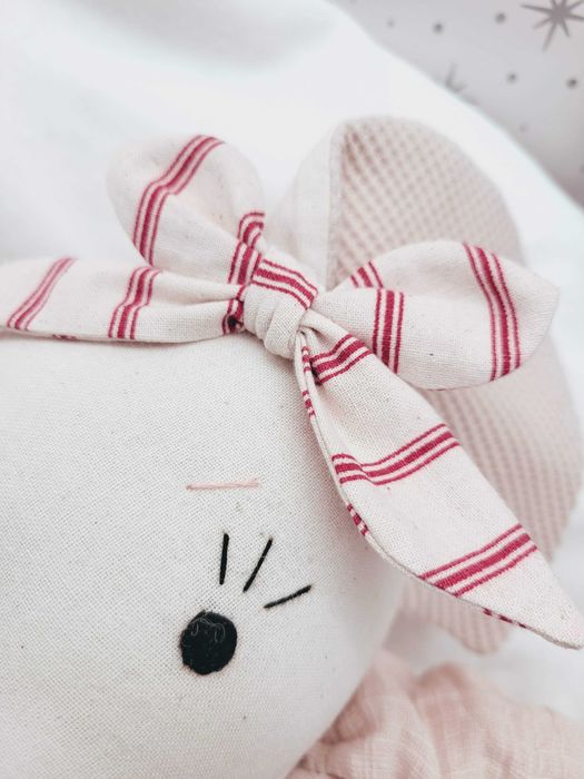 Lalka szyta przytulanka szmacianka Słonik handmade prezent urodziny