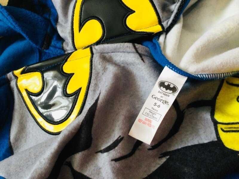 5-6 років, 116 Disney Batman і Новорічний Грінч Флісовий кігурумі,