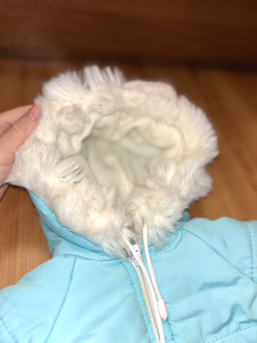 Зимовий дитячий комбінезон на овчині 86 розмір