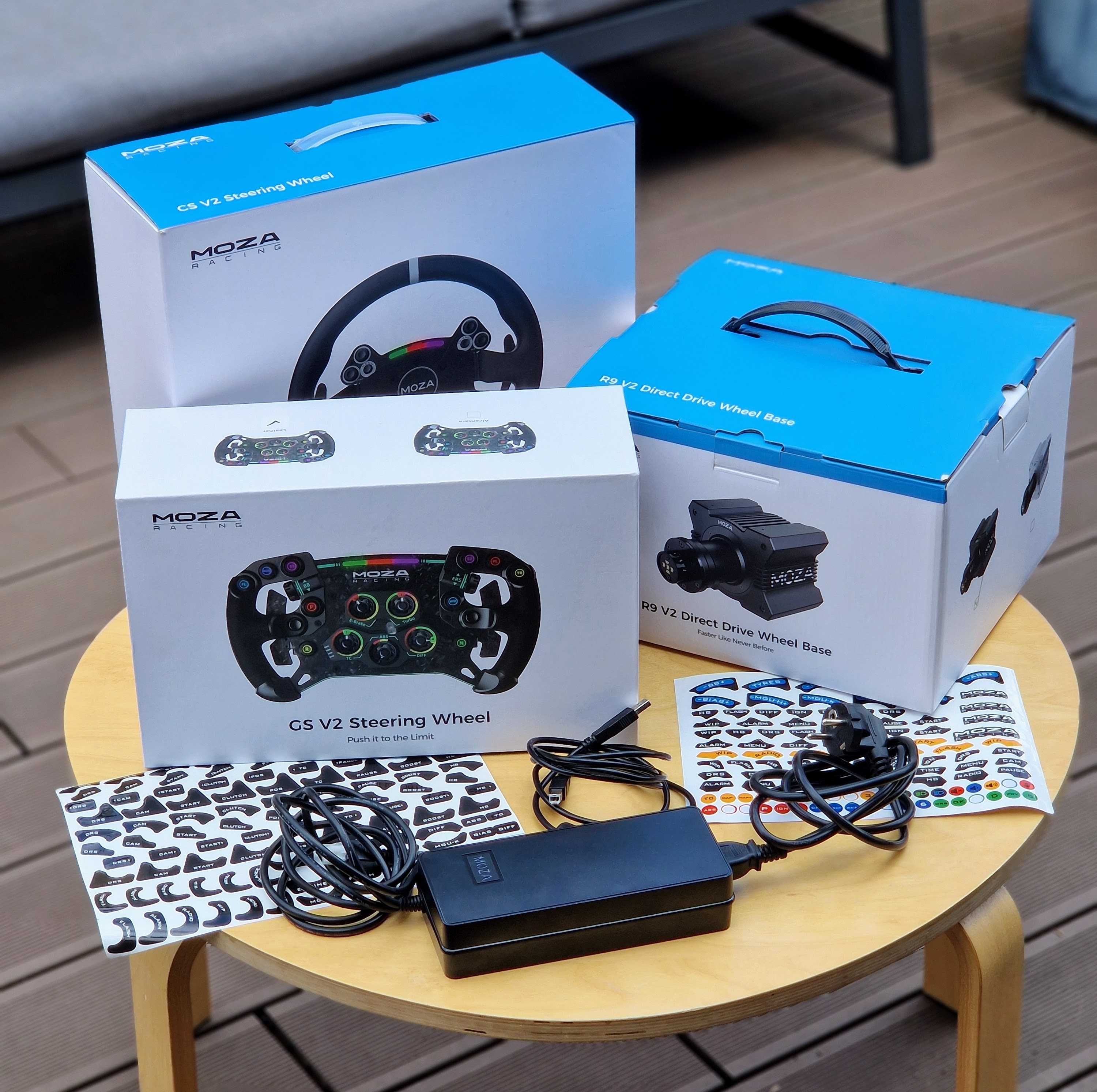 Zestaw Sim Racing Moza R9 V2 + GS GT V2 + CS V2