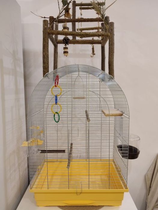 Стенд для папуг, ігрова зона, клітки, стенди, ігровий майданчик