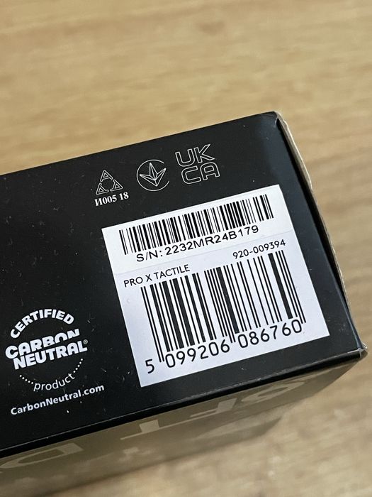 Нова запакована Logitech G PRO X Tactile (коричневі змінні свічі)