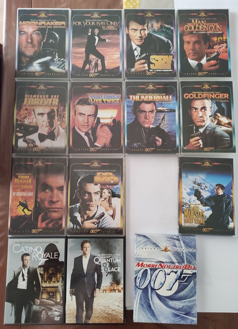 Vendo 14 DVD`s - 007 James Bond
