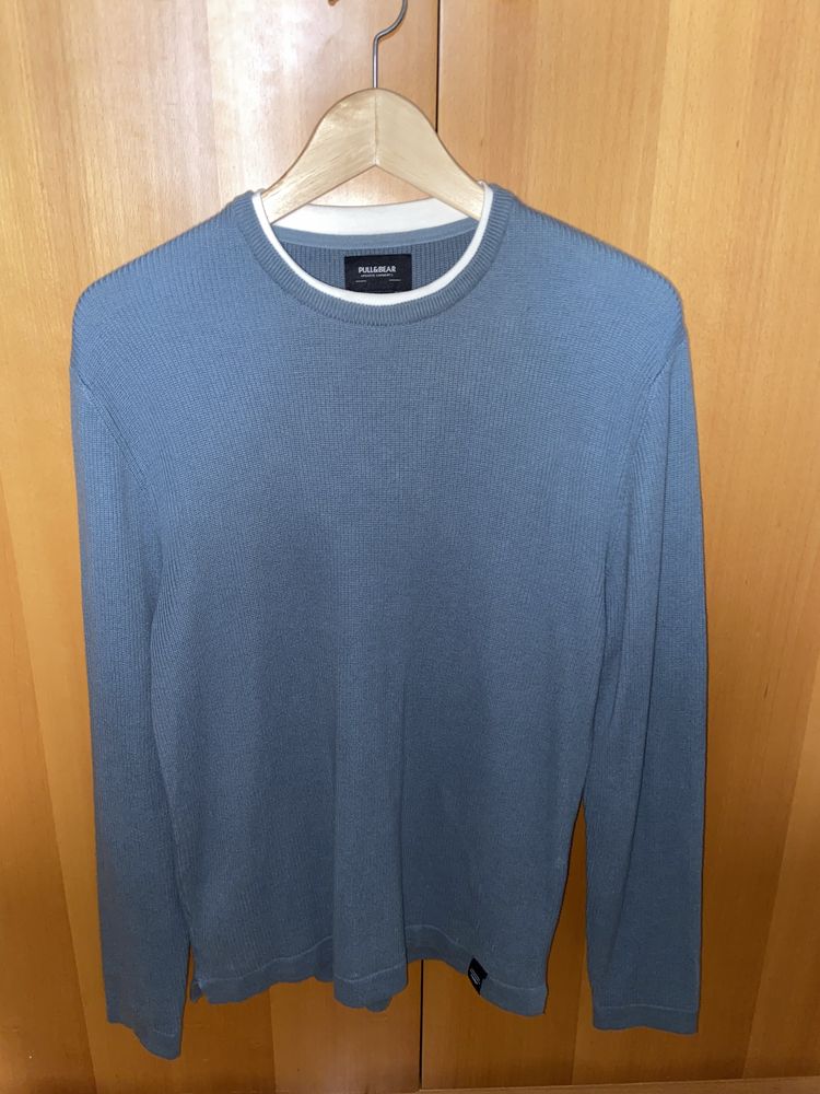 Malha azul pull&bear