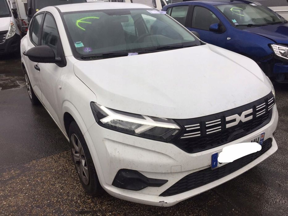 DACIA SANDERO 2023 III 3 BIAŁY DUŻO CZĘŚCI DRZWI BLACHARKA