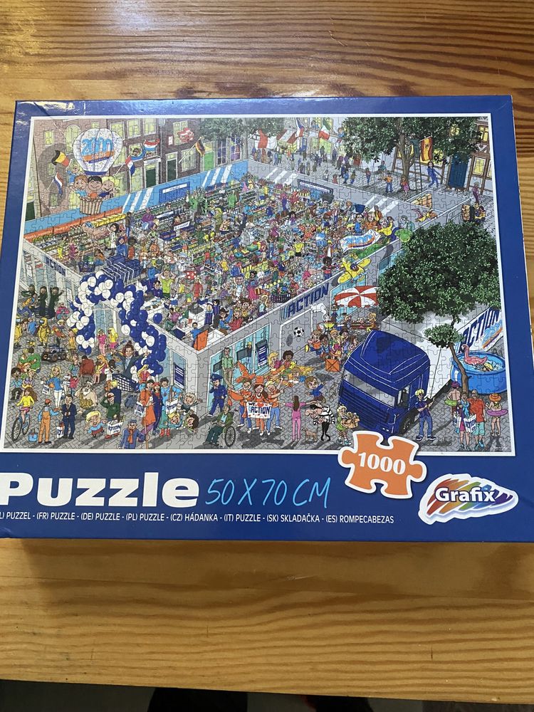 Puzzle 1000 sztuk,kompletne