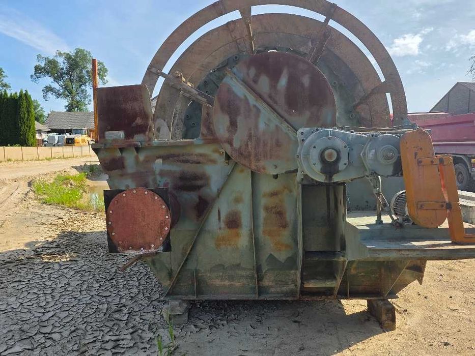 Koło odwadniające, odwadniacz do piasku z wstęgami wysokość ok 3m