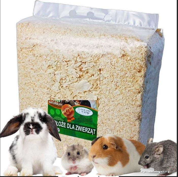 trociny sianko gryzonie kroliki futrzaki 60 litrow 5kg karma swinka mo