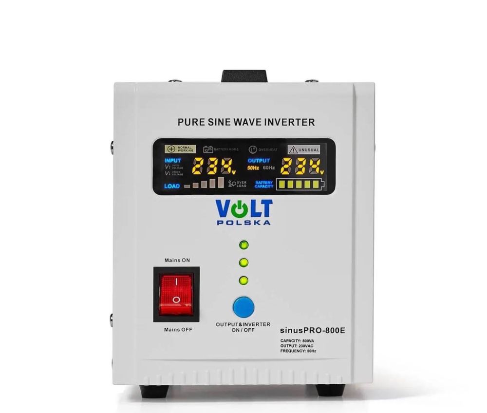 Джерело безперебійного живлення Volt Polska Sinus Pro 800E 500 Вт Дбж