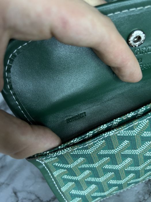 Сумка кожаная и конва Goyard оригинал номерная