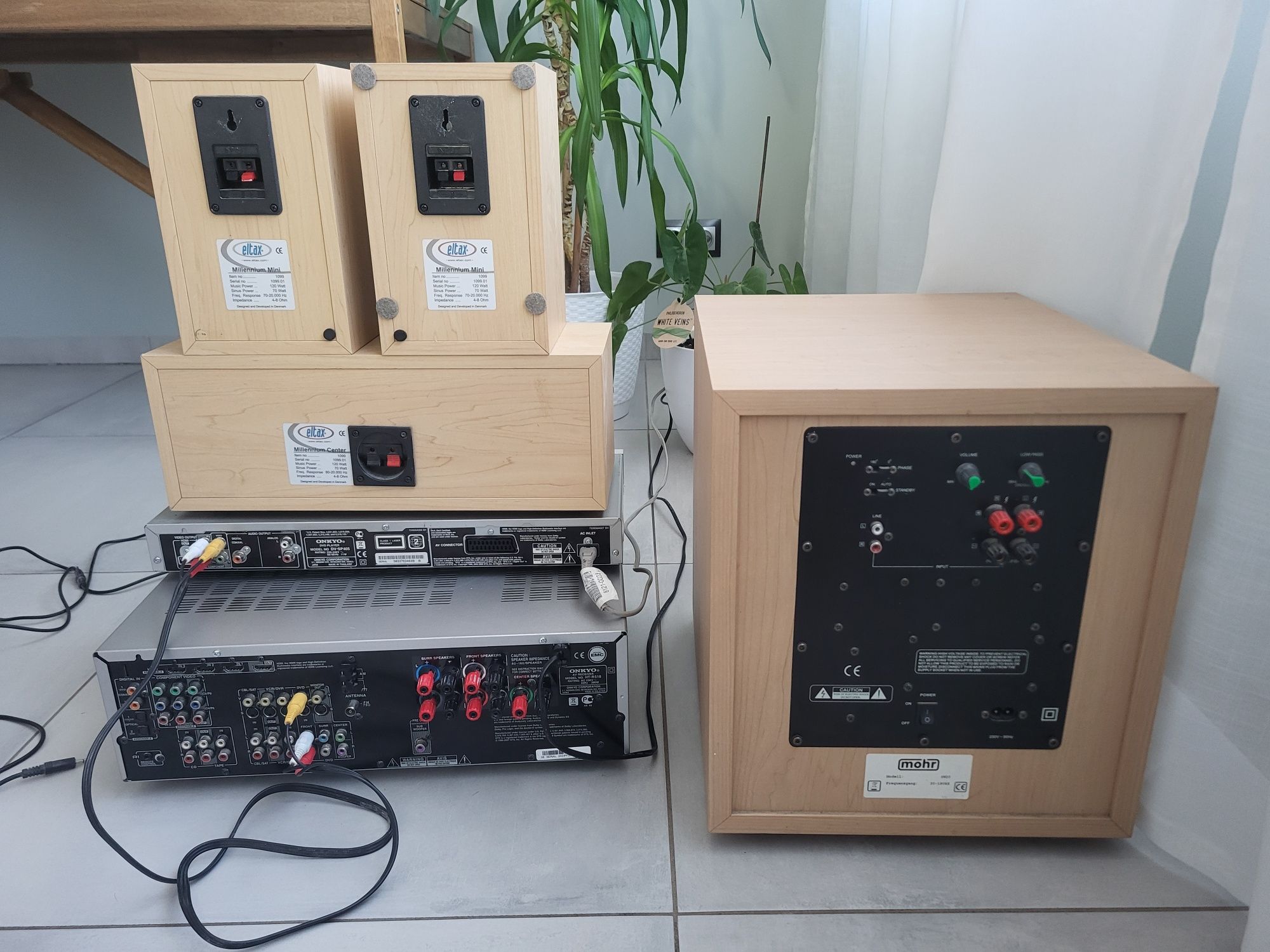 Zestaw , amplituner Onkyo HT-R518 + DVD Onkyo DV-SP405 głośniki gratis