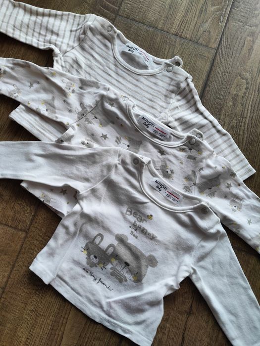 Bluzki niemowlęce 5.10.15 rozmiar 62