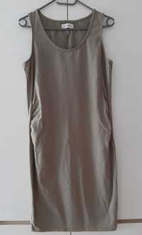 Sukienka ciążowa Sinsay, rozmiar L, kolor khaki