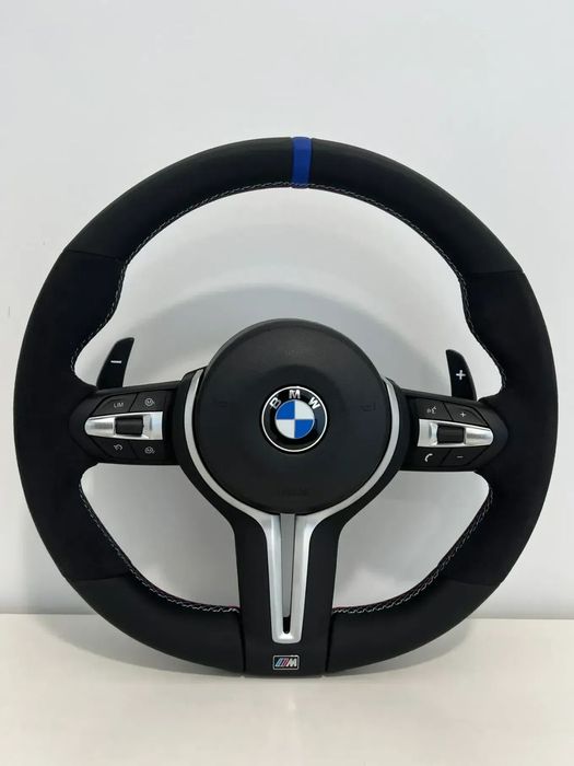 Volante Alcântara Pack M com patilhas Bmw F20/ F30 / F31