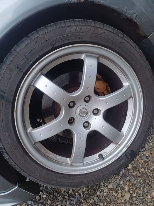 Nissan 350z felgi rays 18" z dystansami