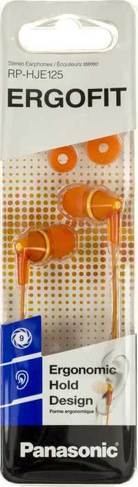 Навушники вакуумні Panasonic RP-HJE125E-D orange