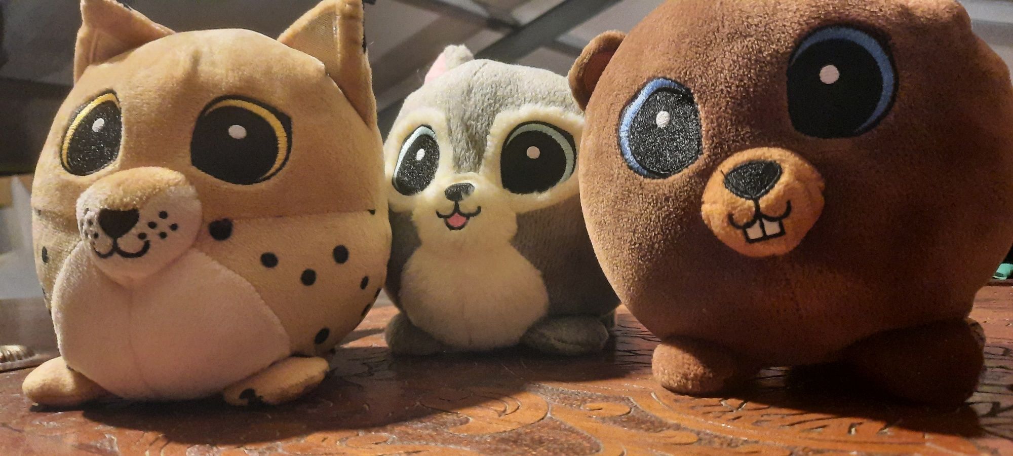 Peluches pack 3 .