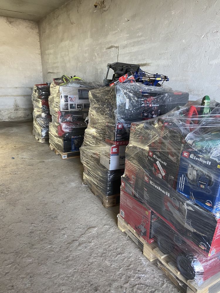Палета з електроінструментами мікс товару на вагу піддон