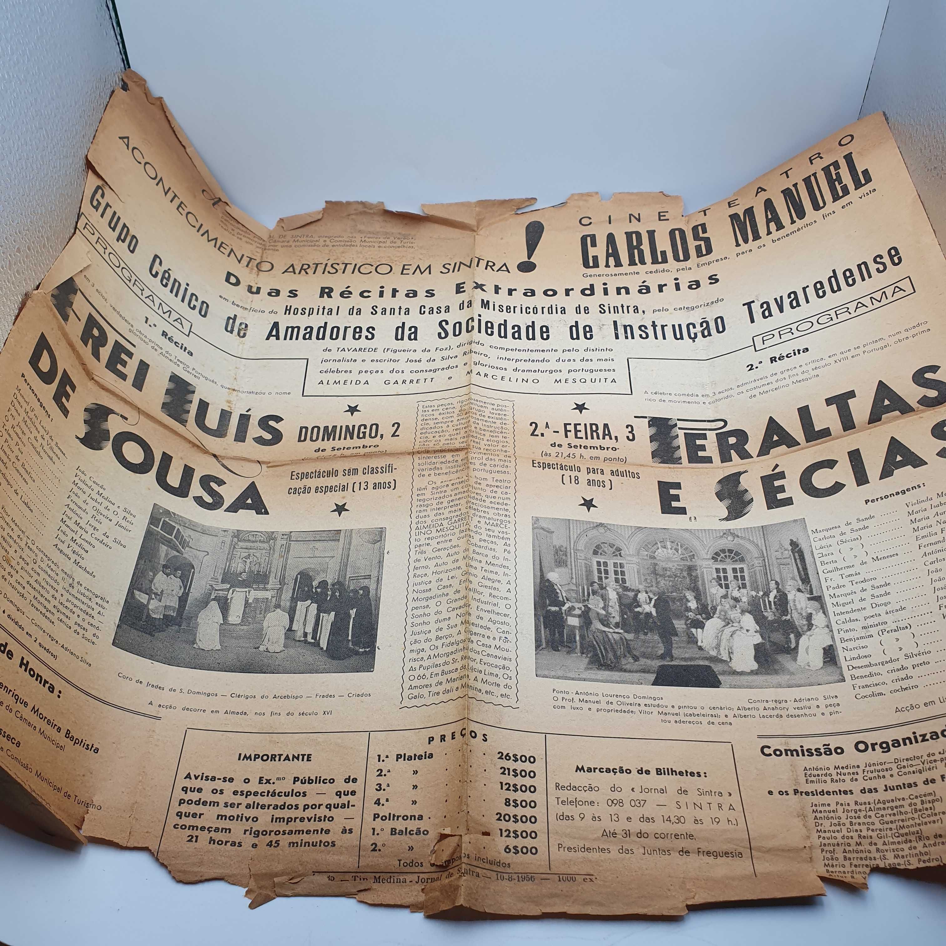 Poster - Cartaz Cine-Teatro Ref.Esc