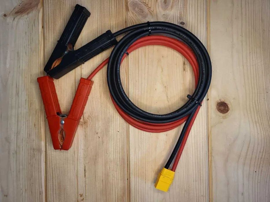 Силовой кабель крокодилы - разъем XT90 2 метра