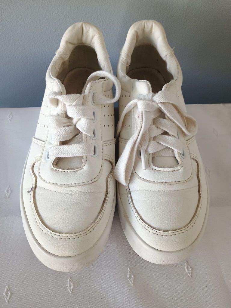 Adidasy sportowe buty r.35 białe sneakersy