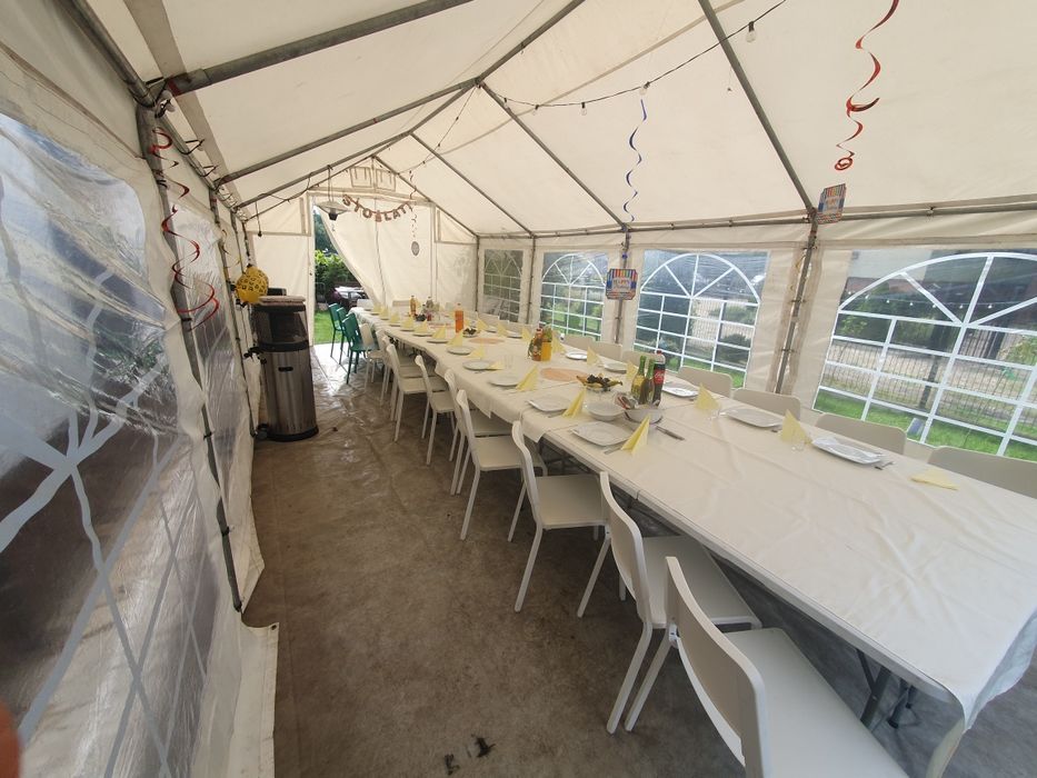 Wynajem wypożyczenie krzeseł stołów cateringowych urodziny roczek chrz