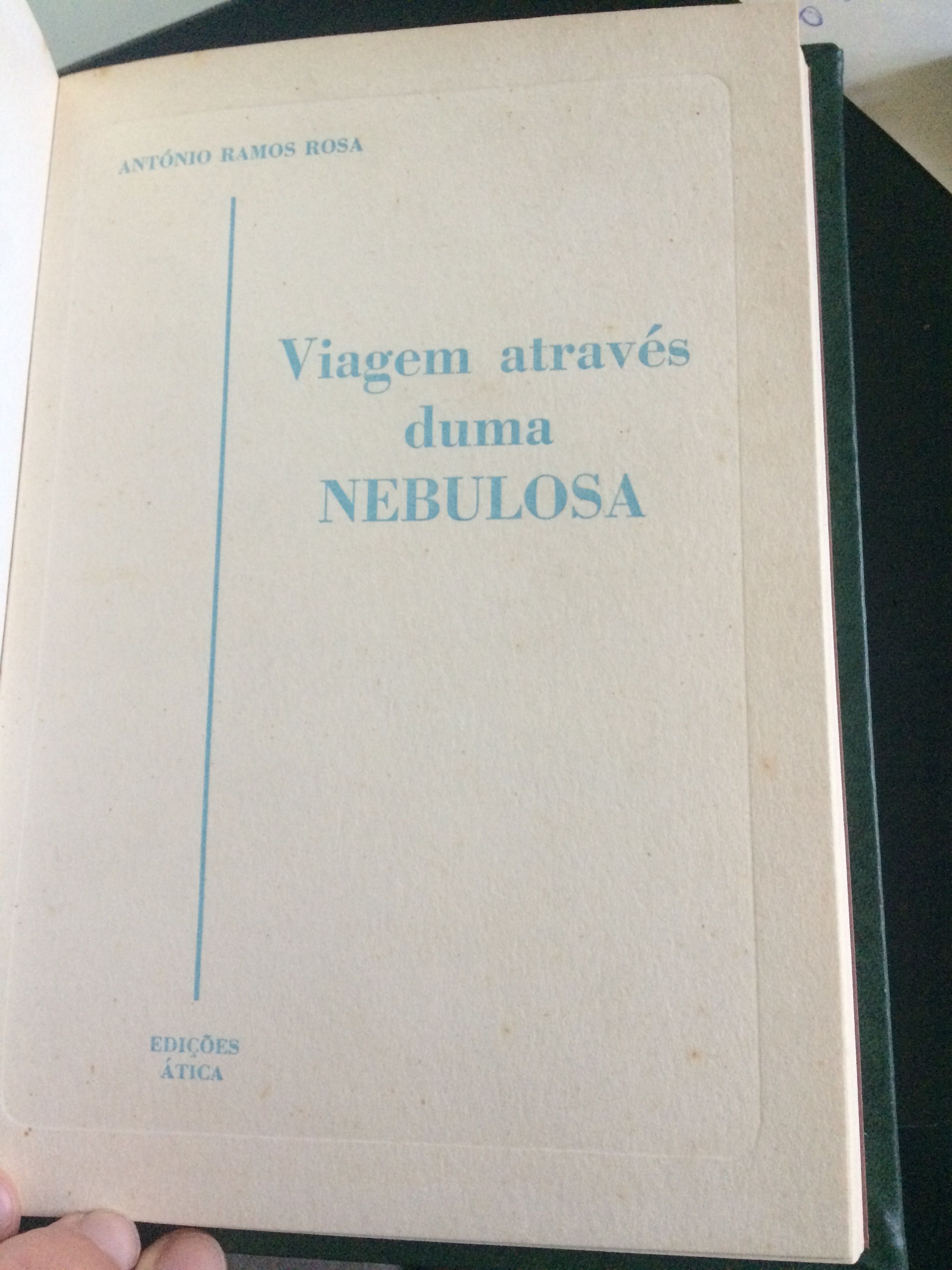 António Ramos Rosa Viagem através duma Nebulosa