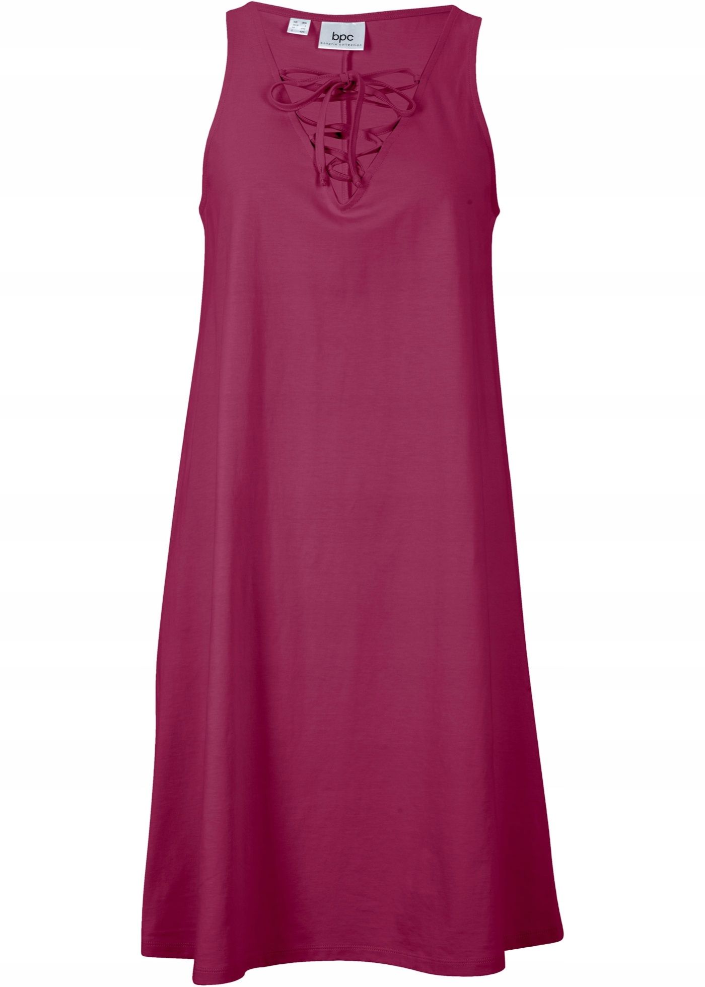 B.P.C sukienka z ozdobnym wiązaniem fiolet r.40/42