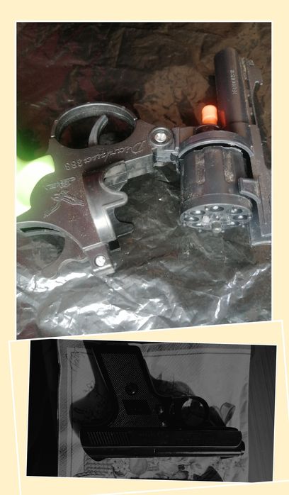 Пистолет револьвер игрушка perfecta mod 8000