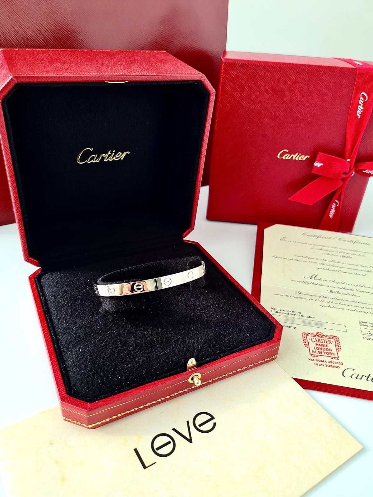 Браслет Cartier Love Cuff (original)